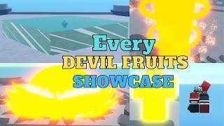 (Nok Piece) Showcase/Review EVERY {Devil Fruits}+Code