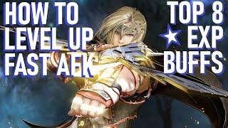 LEVEL UP FAST AFK W/ SCARECROWS/TRAINING DUMMIES, THE TOP 8 BUFFS | Black Desert Online