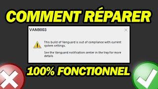 Réparer VAN9003 Valorant Windows 11 | Cette Version De Vanguard N'est Pas Conforme Erreur Valorant