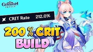 200% CRIT RATE - How To Make Kokomi Crit 100% | Kokomi Crit Guide Builds |  Genshin Impact