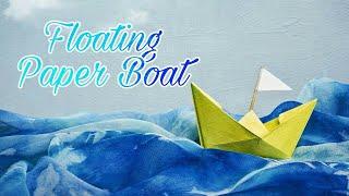 DIY Floating Paper Boat • Kids Sepcial • Easy Boat Making • Bharti's Creative Art and Craft
