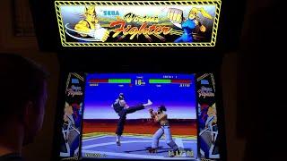 Virtua Fighter Arcade Cabinet MAME Gameplay w/ Hypermarquee