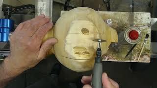 Woodturning - Yew Hollow Form FAIL!!