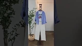 데일리 린넨남방(250528) #4060 #fashion #중년패션코디