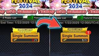 How to Get FREE Festival LF Guaranteed Ticket!!!-Dragon Ball Legends