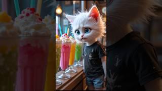 Hungry Kitten #cat #animation #catlovers #ytshorts #viral