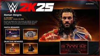 WWE 2K25 Showcase Roman Reigns vs Seth Rollins (The Bloodline Dynasty)