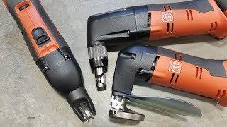 Fein Cordless Sheet Metal Shears and Nibblers - Trick-tools.com