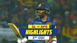 3rd ODI | Highlights | Afghanistan Tour Of Sri Lanka | 30th November 2022