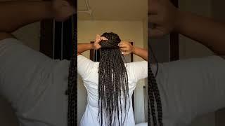 Knotless braids hairstyle idea  #braids #knotlessbraidshairstyles