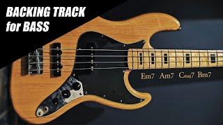 Bass Backing Track Slow Funk E Minor