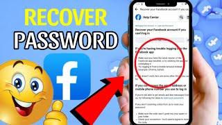 How To Recover Facebook Password WITHOUT Email And Phone Number 2025 | Get Facebook Password Back