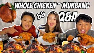 MUKBANG | WHOLE CHICKEN WITH AACHAR MUKBANG IN NEPAL ~ Q&A ft. Prativa & Aditya ~ Xorem & Gracy