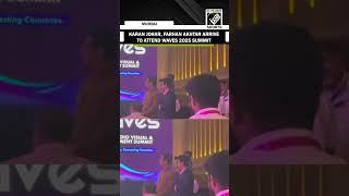 Karan Johar, Farhan Akhtar arrive to attend Waves 2o25 Summit