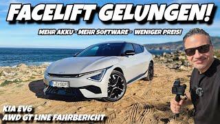 Kostet weniger und kommt weiter! Kia EV6 AWD GT Line Facelift Fahrbericht! #kiaev6 #ev