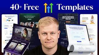 Steal my 40+ Plug & Play HighLevel Templates - 100% Free