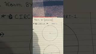 Circles and its Parts 