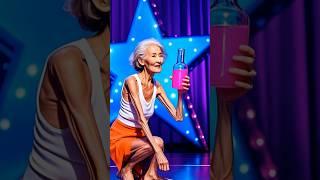AGT When an old lady falls in love with dancing on AGT #agtseason15 #dance #talent #ai #agt #magic