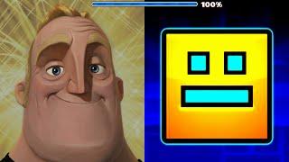 Mr Incredible Becoming Canny (geometry dash)