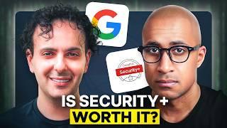 Google Cybersecurity vs Security+ for Beginners (ft. @JoshMadakor)