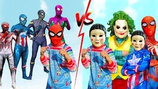 SUPERHERO's Story || KID SPIDER MAN Defeat Doll SQUID GAME - Epic Superhero Adventure - Fun FLife TV