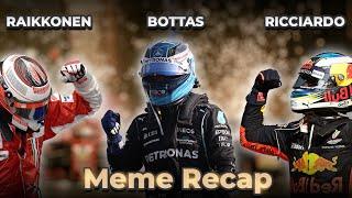 Raikkonen Ricciardo and Bottas Meme Recap