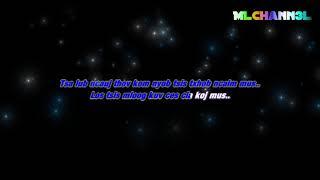 Pov Thoj -- Tsis Hlub Tsis Ua Cas - (Girl) Karaoke w/lyrics