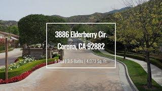 Video Tour | 3886 Elderberry Cir. Corona. CA 92882