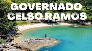 Conheça GOVERNADOR CELSO RAMOS | Tour pelo mapa  #governadorcelsoramos