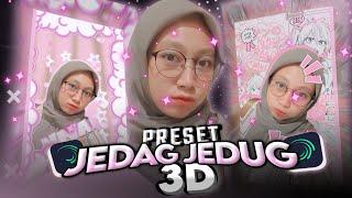 PRESET AM JEDAG JEDUG 3D TERBARU ALIGHTMOTION 2024 | DJ TAKUTUKUTU VIRAL TIKTOK 2024