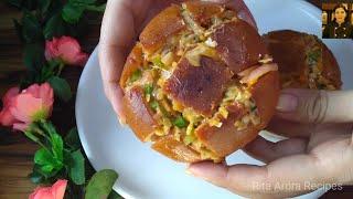 बिना ओवन के 5 मिनट में बनाएं यह Stuffed Buns | Pull-Apart Buns