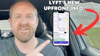 Lyft's NEW Upfront Fare Info!