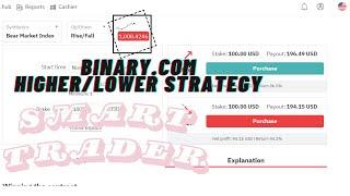 Binary.com Higher/Lower Strategy. binary option strategy 2023