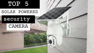 Top 5; Best solar powered security camera 2024