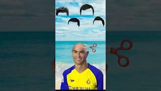 Ronaldo new haircut#ronaldo #massi #neymer #football