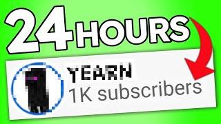 I get 1000 subscribers in just 24 hours!!