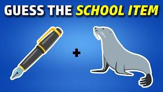 Can You Guess the School Supply by Emoji? | Puzzle Pup |