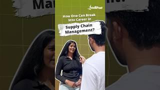 How to Become a Supply Chain Manager | Career in Supply Chain | Intellipaat #Shorts #SupplyChain