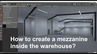 How to make a mezzanine inside the warehouse