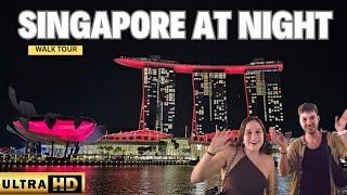 This Is Singapore At Night Walk Tour UHD