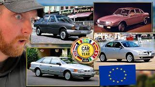 American Reacts to Every "European Car of the Year" Since 1964