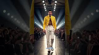 Legendary Musicians walks  the Runway #chester #queen #tupac