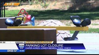 Caper Acres parking lot to temporarily close for road work