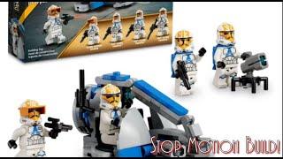 Stop Motion Build Ahsoka's Clone Trooper Battle Pack | Star Wars 75359