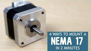 4 Cheap Ways to Mount A Nema 17 Stepper Motor