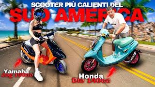 I TEST THE MOST ENHANCED SCOOTERS IN SOUTH AMERICA WITH TAYLOR ‍️ HONDA DIO 140CC & YAMAHA JOG...