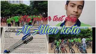 My first minor test at Allen kota| Rishabh Mishra neet #neetaspirants @rishabhmishraneet