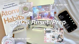 2025 RESET/PREP : how to actually achieve your goals, declutterring, vision board, goal setting