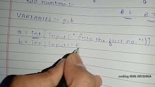 Jaldi Dekhlo Basics of Python  ||  PART - 1 @CoadingwithKRISHNA