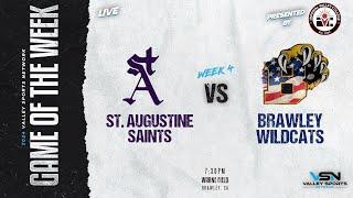 LIVE! St. Augustine Saints vs. Brawley Wildcats (2024 VSN FOOTBALL GOTW)